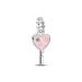 Pandora Opalescent Heart Key Dangle Charme 794427C01