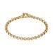 Gold Kette HVR 6/1072 YG 19 cm