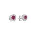 Silber Ohrringe, Herz J81176E-M-336-RH
