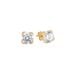 Goldene Ohrringe, 7 mm JE18351-CZ