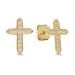 Gold Ohrringe, Kreuzen K-E53204Z