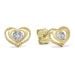 Gold HerzOhrringe K-E90470Z