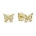 Gold Ohrringe, Schmetterling K-E93746Z