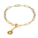 Lumoava Charm Armband, vergoldet 21 cm L63253500000