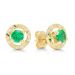 Goldene Ohrringe LME-5347vihr