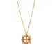 Lumoava Warrior Halskette, vergoldete Bronze LP66260400000