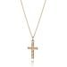 Lumoava Oiva -Kreuz Halskette 50cm 14K L70231600500