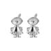 Lumoava x Moomin Little My Ohrringe MO540300000