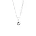 Silberne Halskette, Fußball M243507-RHY1