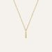 Mockberg Petite Stone Letter, I halsband MB0079