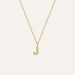Mockberg Petite Stone Letter, J Halskette MB0080