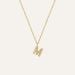 Mockberg Petite Stone Letter, M Halskette MB0083