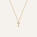 Mockberg Petite Stone Letter, T Halskette MB0090