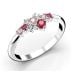 Festive Nelly Pink timanttisormus 609-019P-VK