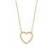 Goldenes Herz-Halskette NK-51127-008