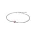 Pandora Pink Sparkling Heart Tennis Armband 590041C03