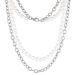 Teräs / helmikaulakoru NSS862 SS CHAIN WHITE