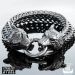 Northern Viking Jewelry Wolf Head -rannekoru NVJRA007
