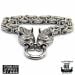 Northern Viking Jewelry Byzantine Wolf Head Rannekoru 22 cm NVJRA015