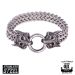 Northern Viking Jewelry Guardian Wolf rannekoru NVJRA030