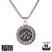 Northern Viking Jewelry Fenrir Rune kaulakoru 55 cm  NVJRS125