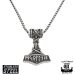 Northern Viking Jewelry Thorin Vasara Riimu kaulakoru 50 cm NVJRS129