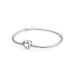 Pandora Moments Silver Heart Bracelet (20cm) 590719