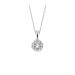 Brilliant Star Weißgold Diamant anhänger PF09393