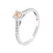 Brilliant Star Diamantring mit Morganit RE11083