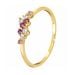 Diamantring / Morganit und Saphir SAR04596