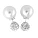 Silber BB Ohrringe 8 / 12 mm SCE08920-10