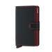 Secrid Miniwallet Matte Black-Red  MM-BLACK-RED