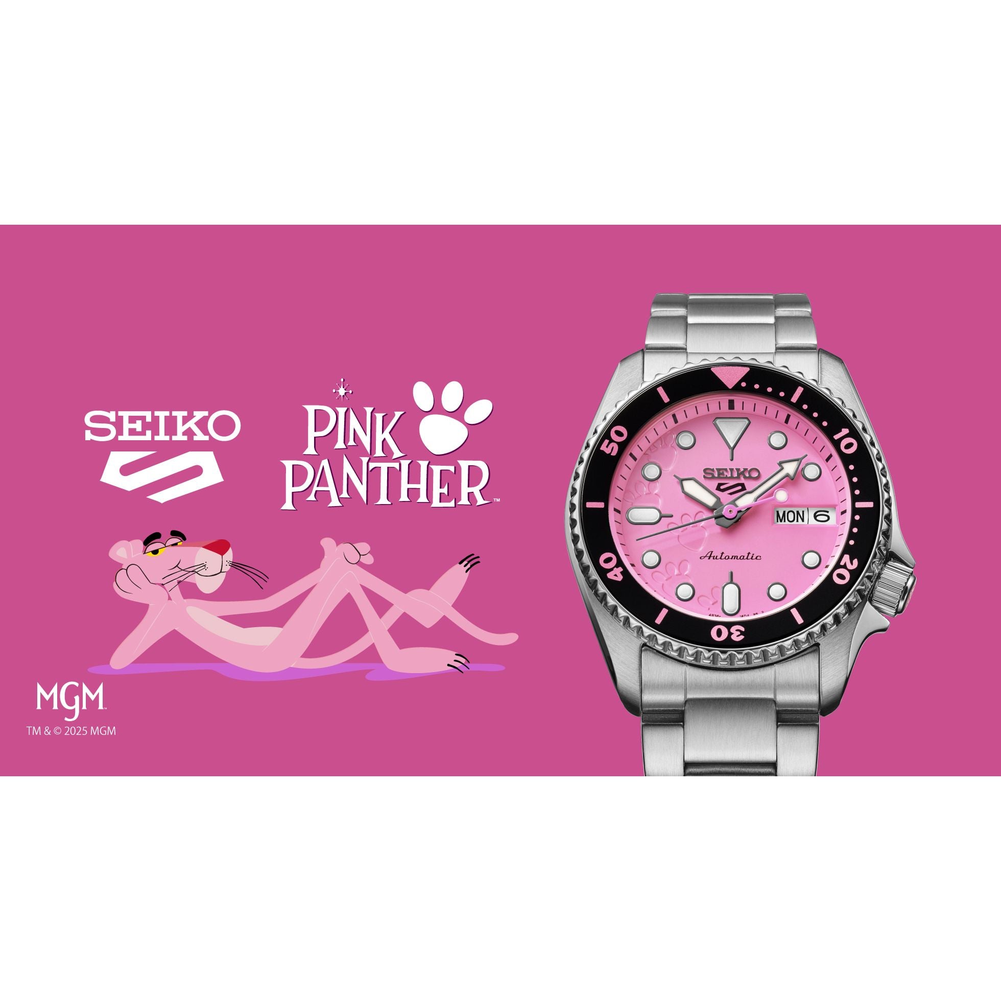 Seiko 5 Sports SKX Series “Pink Panther” Limited Edition SRPM07K1