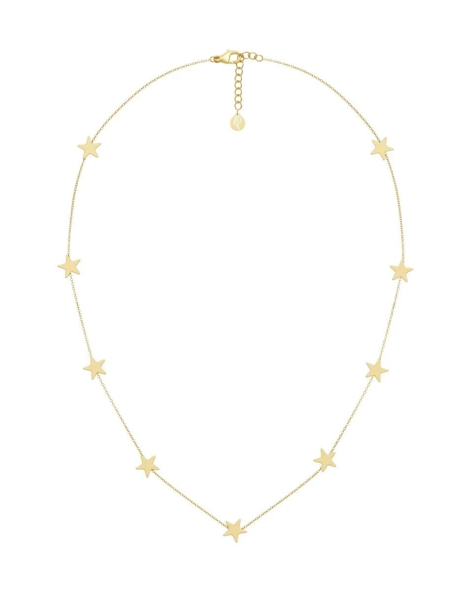 Edblad Sirius kaulakoru Multi Gold 42-45cm 124410