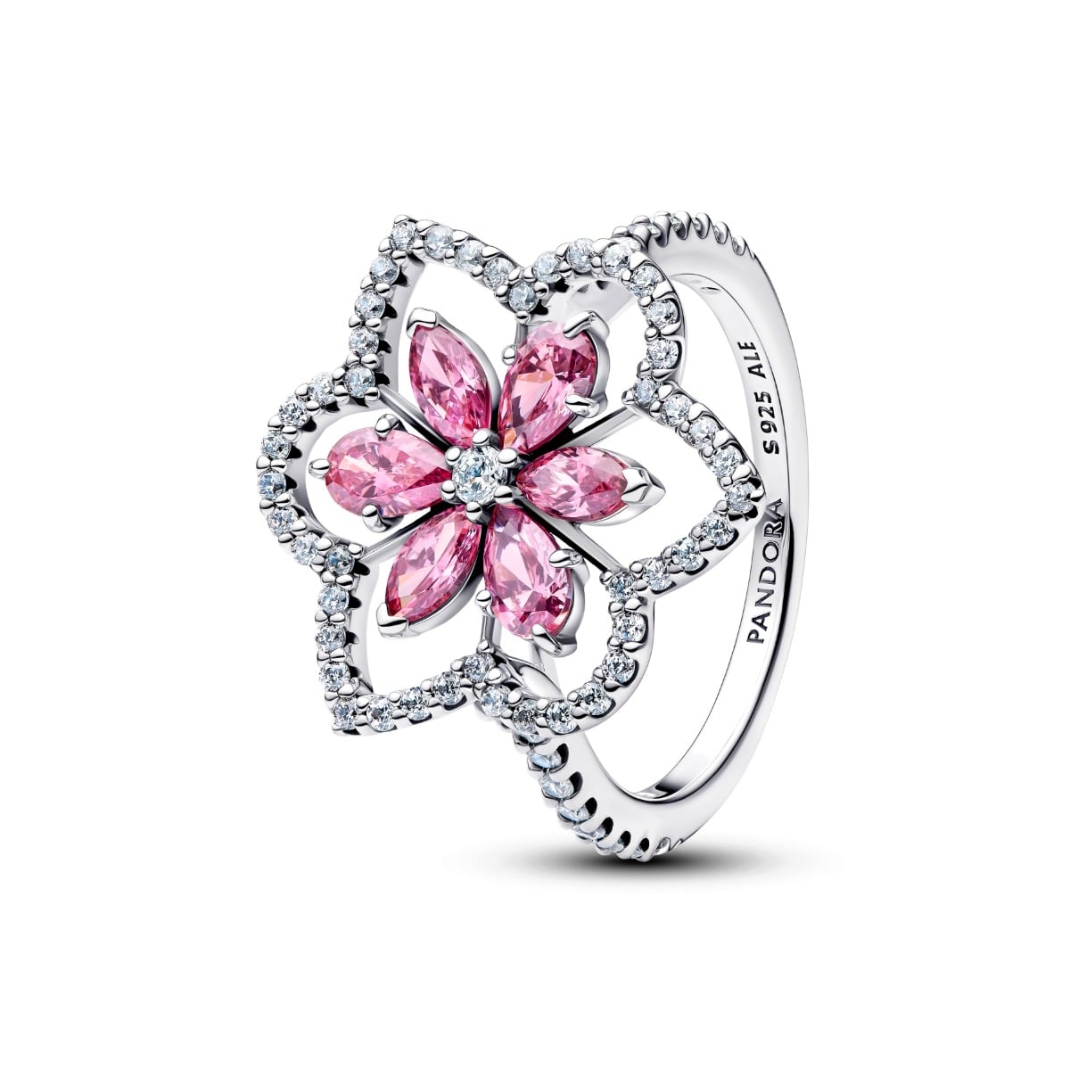 Pandora Double Flower Cocktail sormus 194577C01