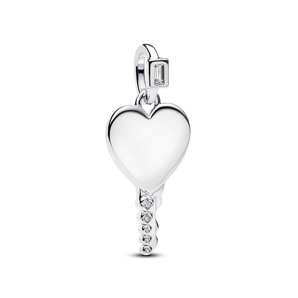 Pandora Engravable Heart Key hela 394353C01