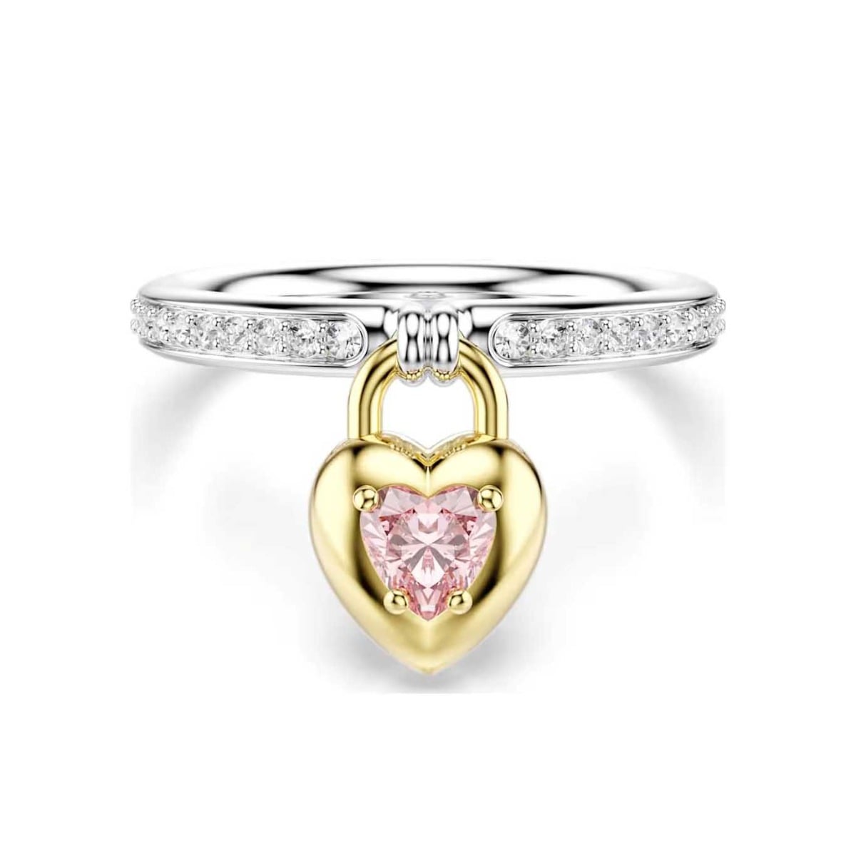 Swarovski Idyllia sormus / vaaleanpunainen sydän