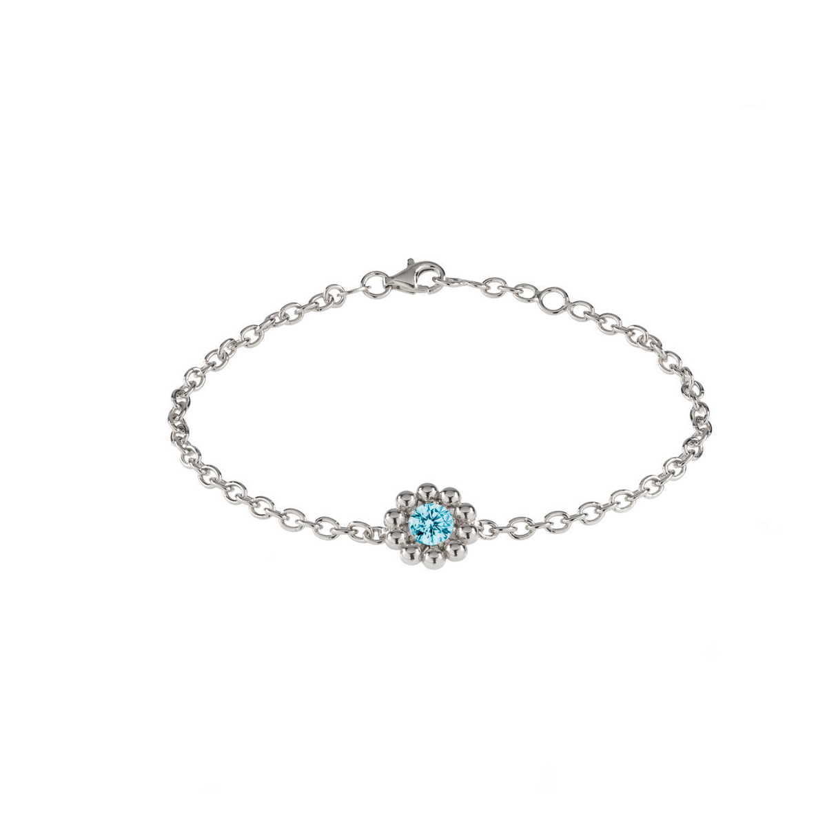 Lumoava Daisy rannekoru, vaaleansininen L53228140000