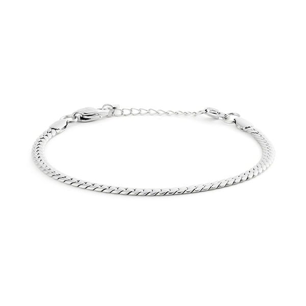 Mockberg Serpentine Chain Steel rannekoru