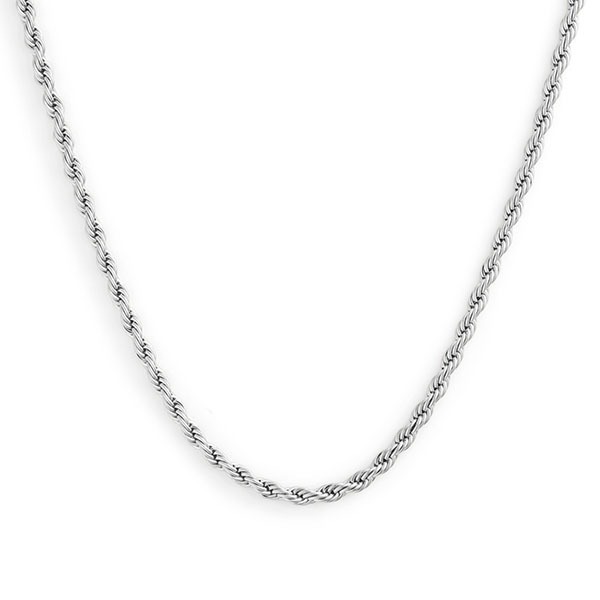 Mockberg Bold Rope Chain Steel kaulakoru