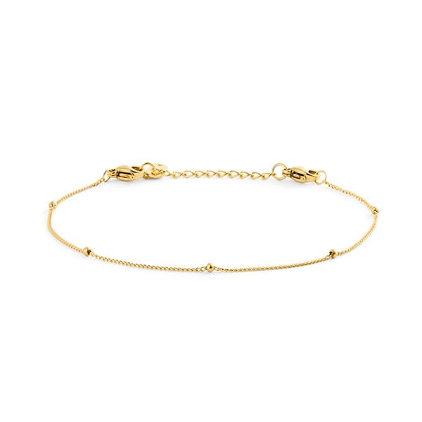 Mockberg Beaded Chain Gold rannekoru