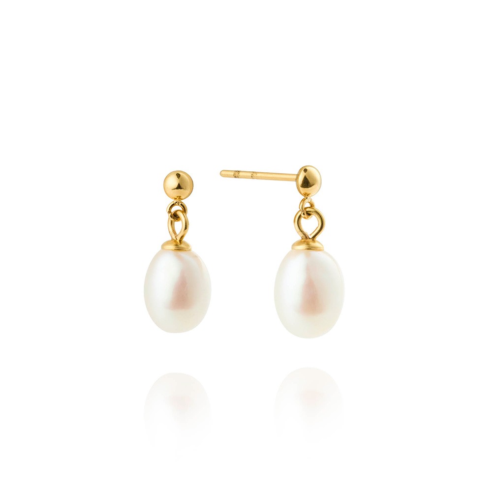 Mockberg Aura Pearl Gold korvakorut MB2076