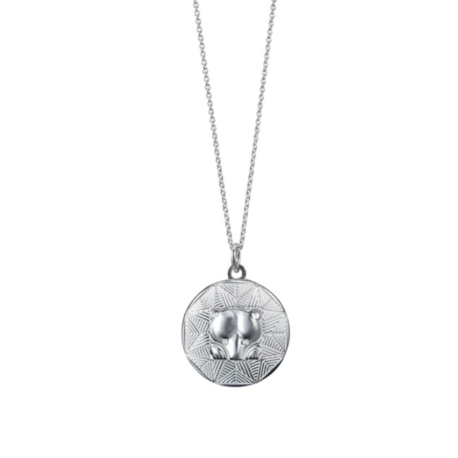 Kalevala Amuletti Pohjankarhu kaulakoru / hopea 227031460
