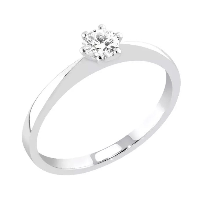 Romanssi Ruusu timanttisormus SOLITAIRE 0.20CT