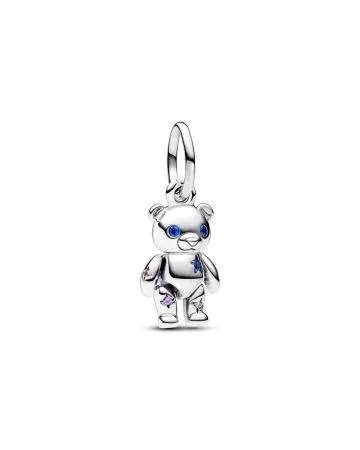 Pandora Movable Teddy Bear Charm 792986C01