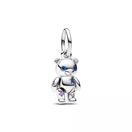 Pandora Movable Teddy Bear Charme 792986C01-1