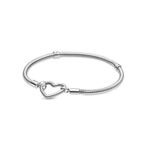 Pandora Moments Heart Closure Armband (17 cm) 599539C00-1