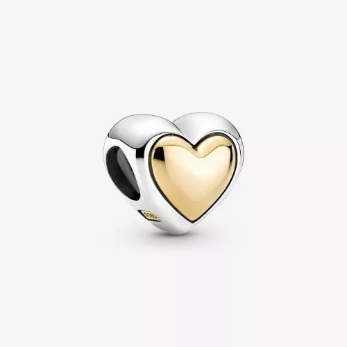 Pandora Domed Golden Heart berlock 799415C00-1