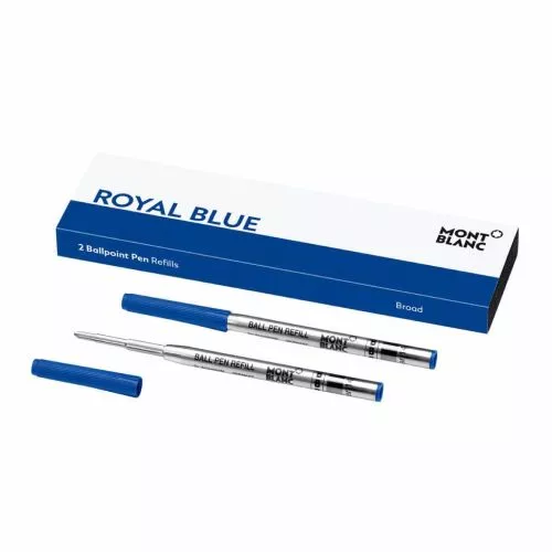 Montblanc 2 Ballpoint Pen Refills (B) Royal Blue MB124491-1