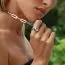 Edblad Ivy Maxi Necklace Steel 23*9mm 45cm 126263